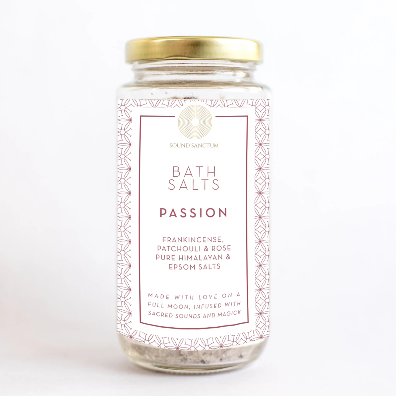 Passion: Frankincense, Patchouli & Rose Pure Himalayan Epsom Salts