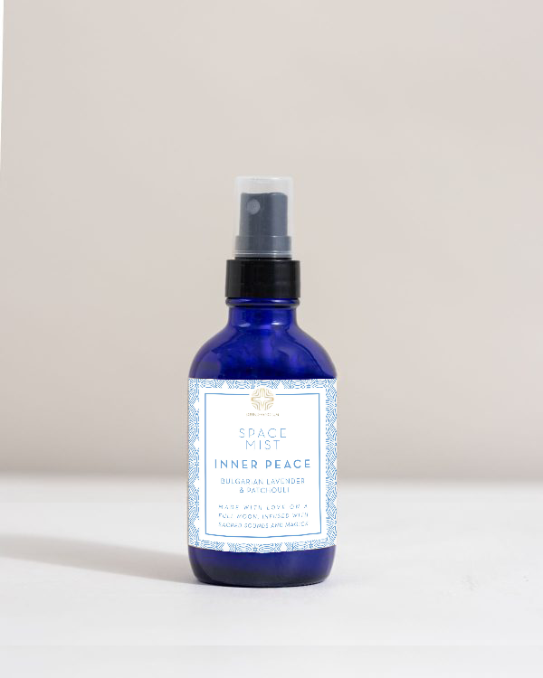 Inner Peace: Bulgarian Lavender, Patchouli & Blue Cornflower Space Mist